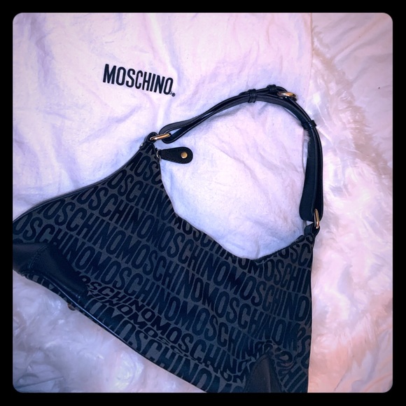 Moschino Handbags - MOSCHINO original HOBO Black purse
